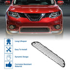 Front Lower Bumper Grille for Nissan Rogue 2014–2017 No. 622544BA0A