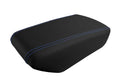 Leather Console Lid Armrest Cover for Nissan Maxima (2016–2021) Blue Stitch