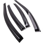 Set of 4 Smoke Window Visors for Hyundai Accent Sedan (2012–2017)