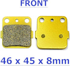 Front Brake Pads & Rear Shoes for Honda TRX420TM TRX420TE (2007–2014)
