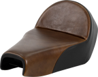 Saddlemen Lariat Solo Seat for XL (2004–2022) - Distressed Leather, 4.5 Gal Tank