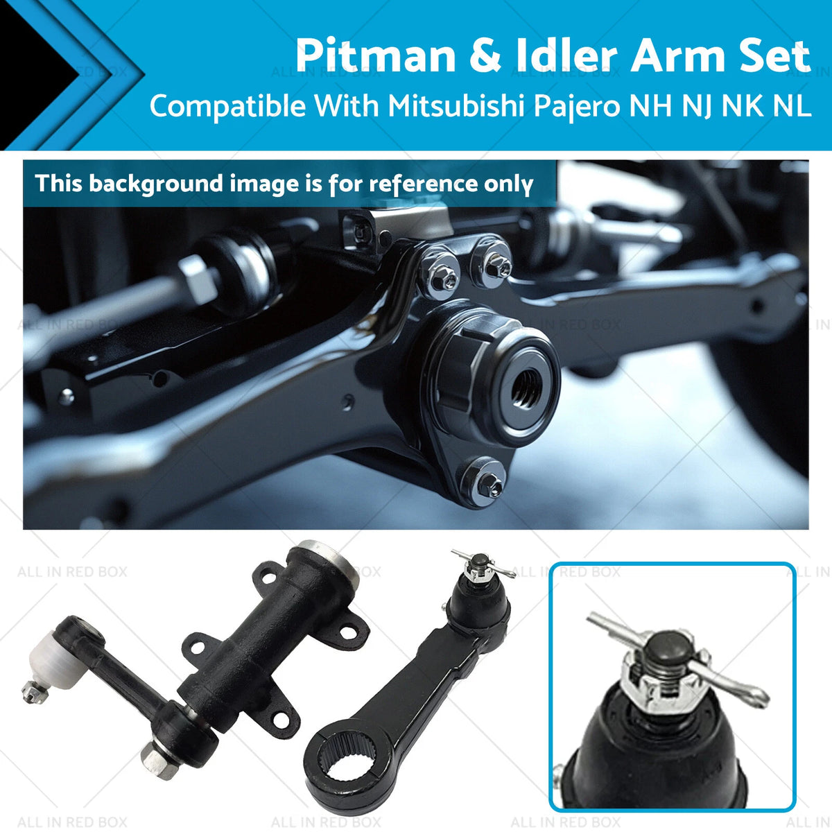 Pitman & Idler Arm Set for Mitsubishi Pajero (1991–2000) 4x4