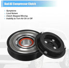AC Compressor Clutch Kit Coil Pulley for Jeep Wrangler (2012–2018)