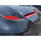 Hood Scoop Vent Bezel Trim Grill Kit for Dodge Charger SRT (2015–2020)
