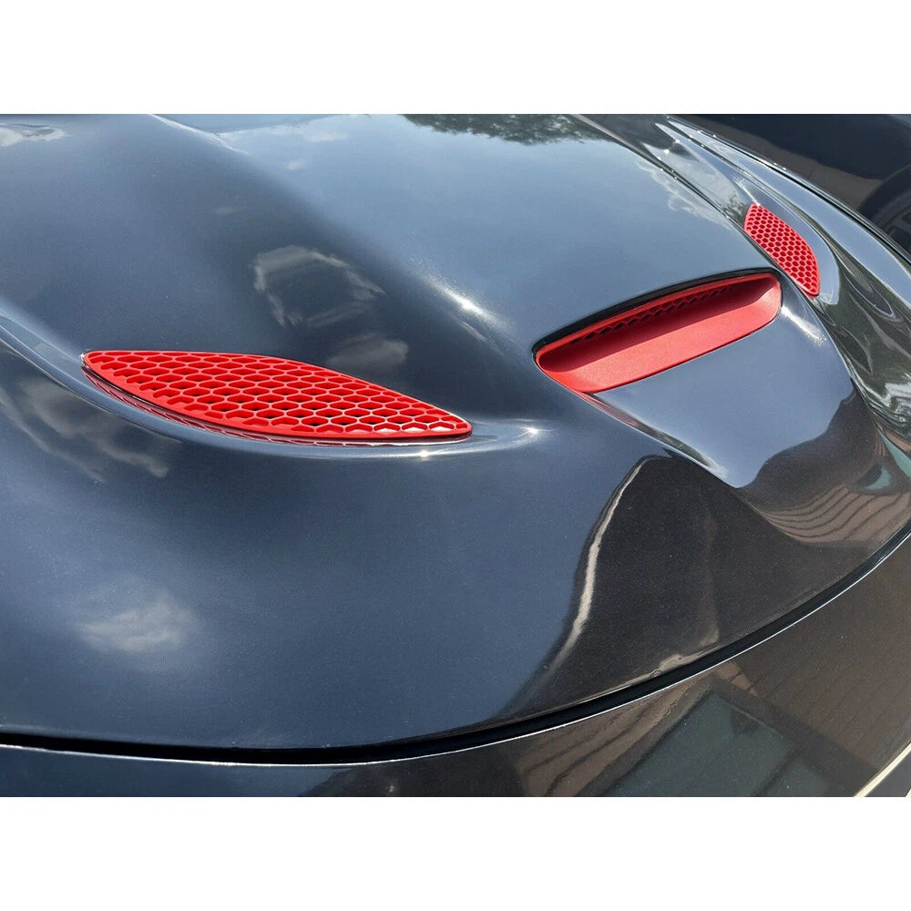 Hood Scoop Vent Bezel Trim Grill Kit for Dodge Charger SRT (2015–2020)