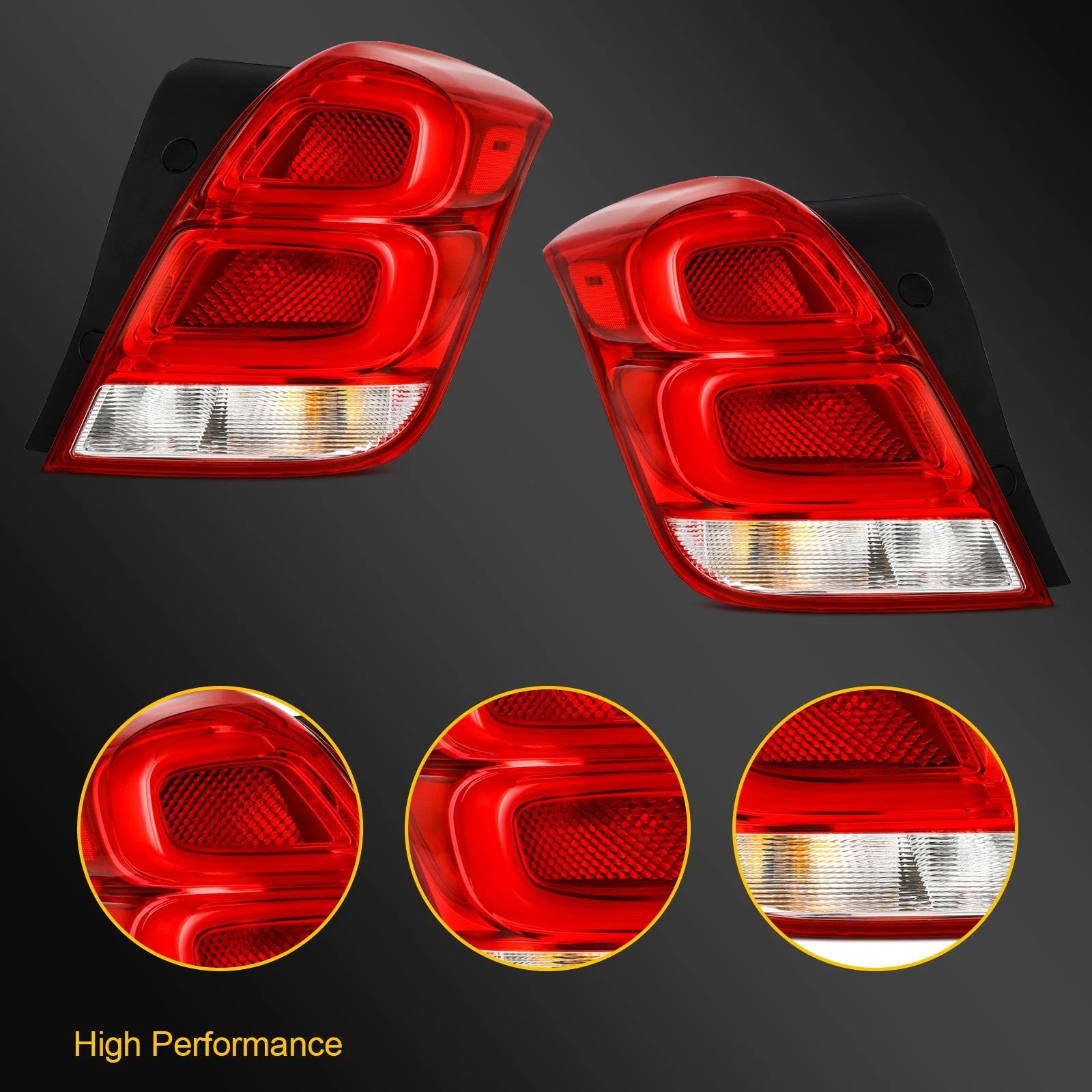 Pair LED Tail Lights for Chevrolet Trax (2017–2022)