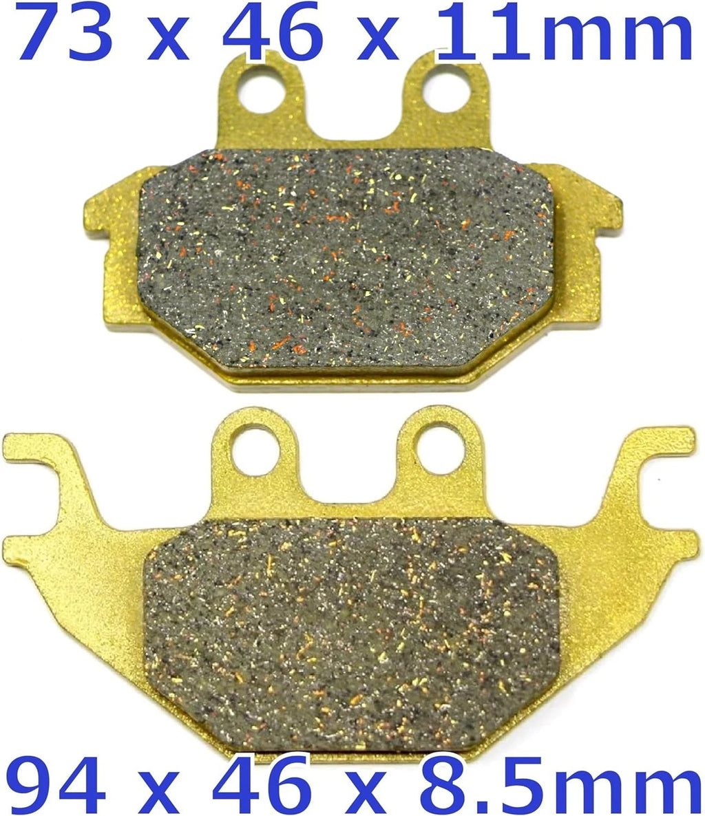 MC Front Rear Brake Pads for Arctic Cat 250 300 2x4 Utility (2006–2009)