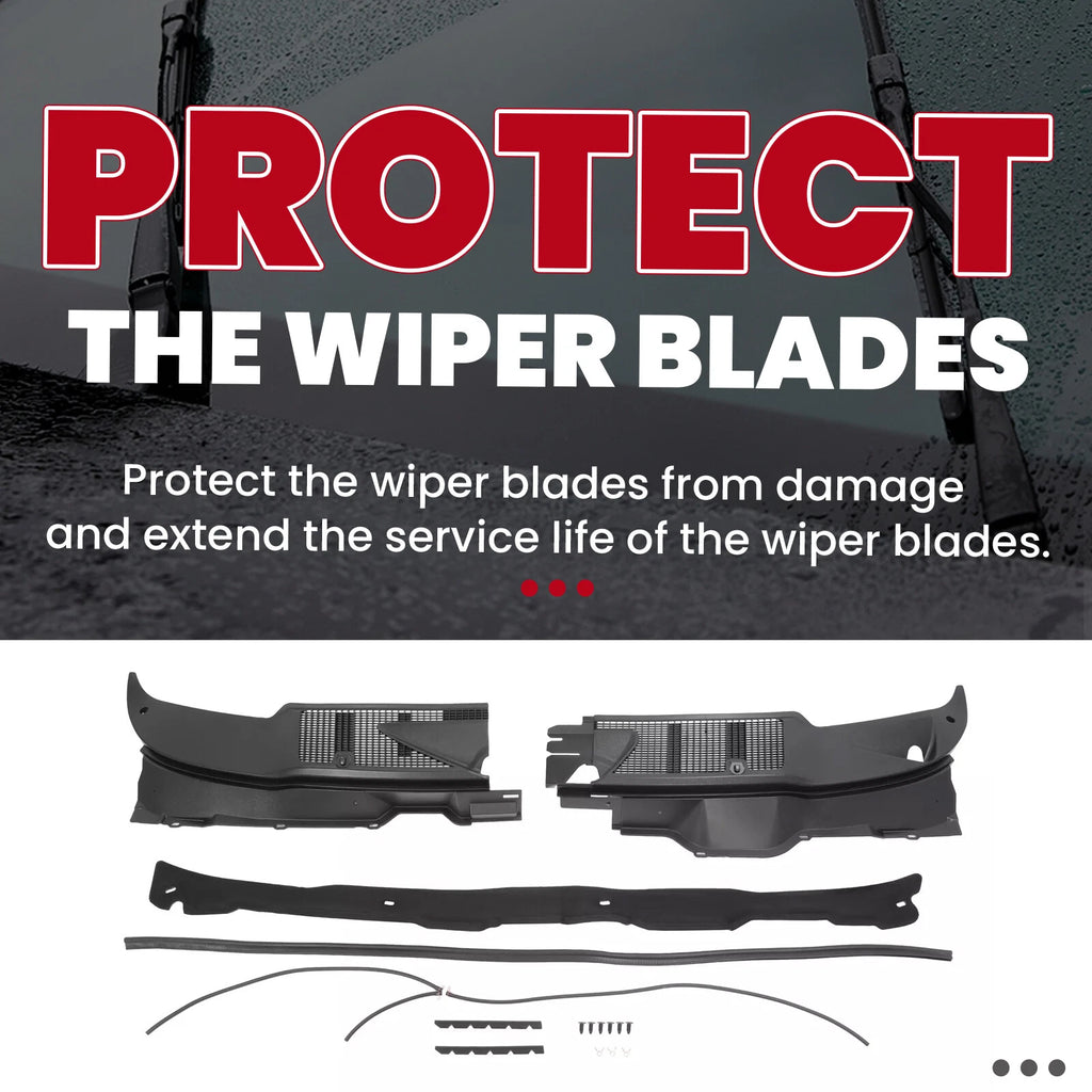 Windshield Wiper Cowl Panel Grille for Dodge Ram 1500/2500/3500 (2002-2010)