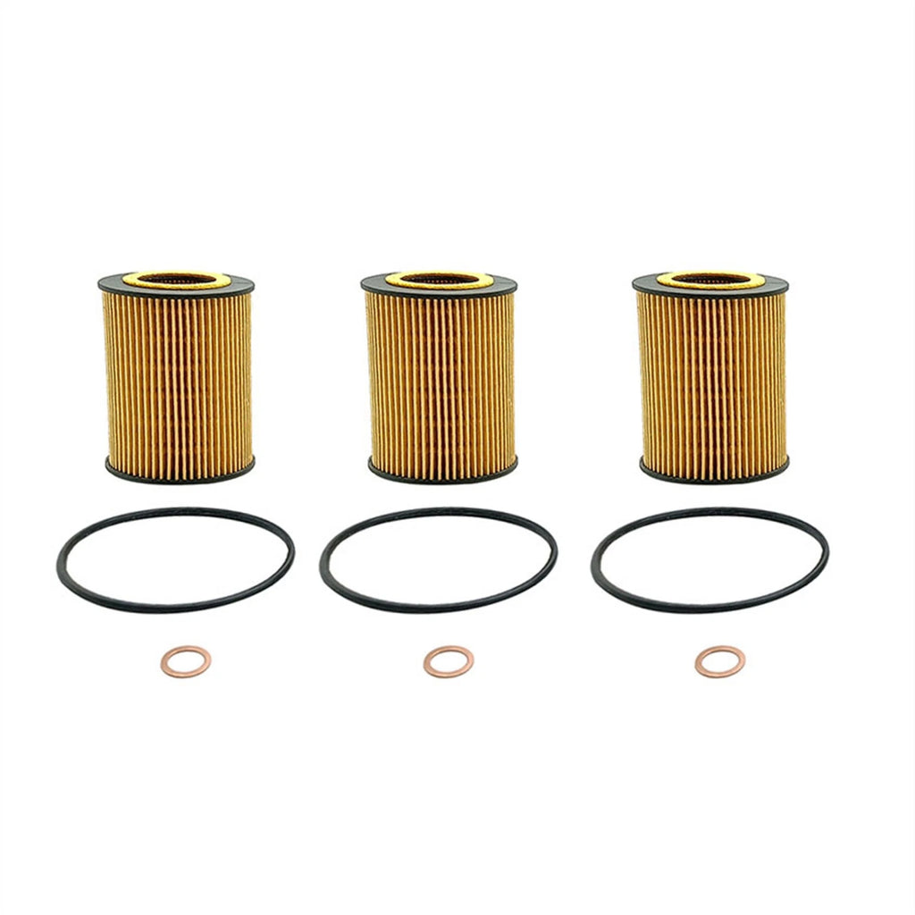 3PCS Engine Oil Filter Wix 51223 for BMW 325Ci 330i Z4 X5 (2001–2006)