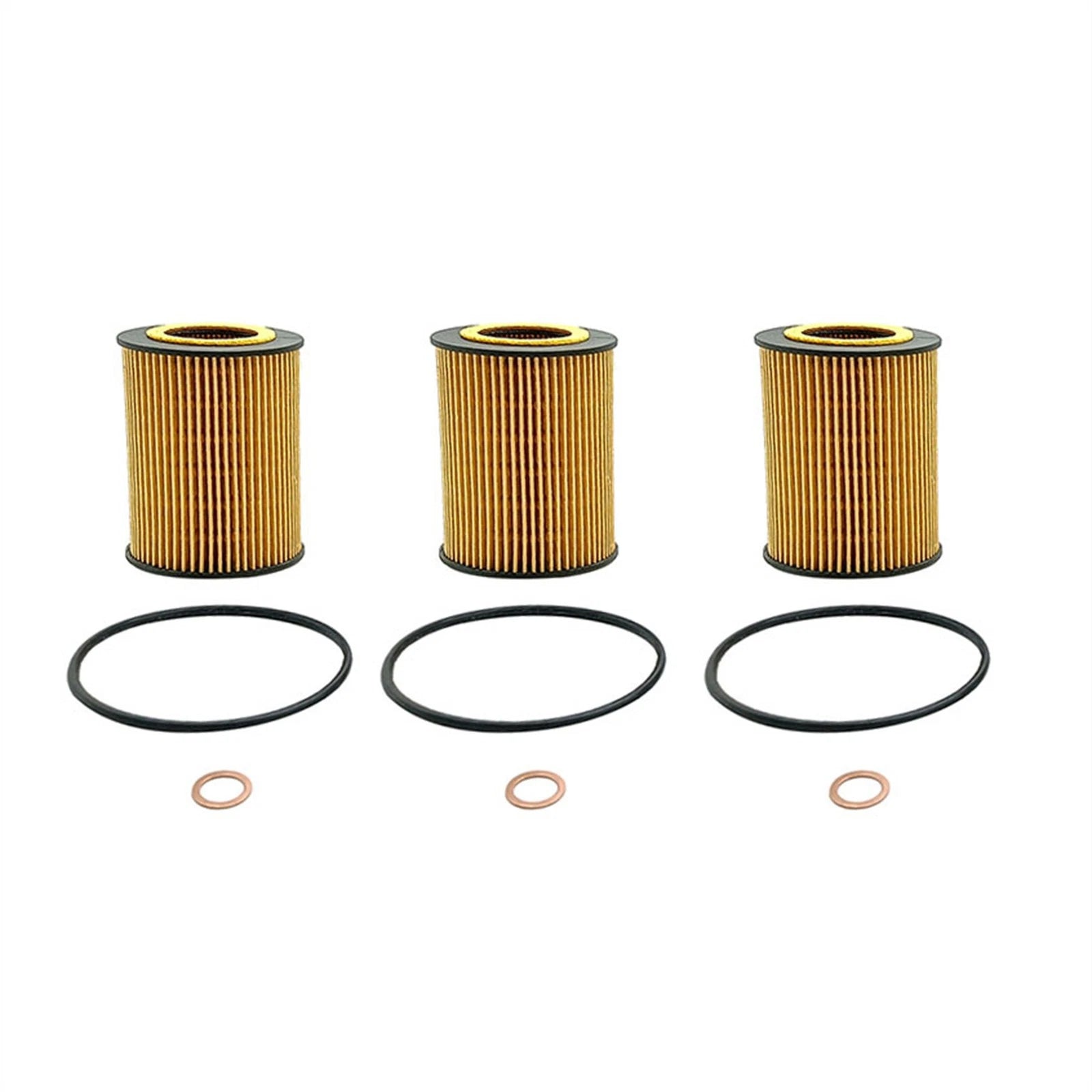 3PCS Engine Oil Filter Wix 51223 for BMW 325Ci 330i Z4 X5 (2001–2006)