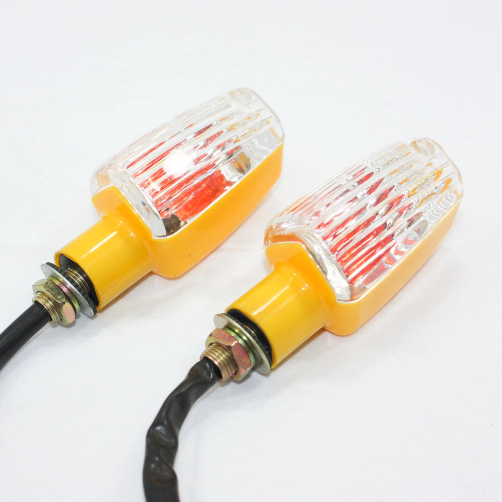 12V Yellow Indicator Turn Signal Light for Dirt Motorcycle Bike MX (PIT PRO)