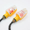 12V Yellow Indicator Turn Signal Light for Dirt Motorcycle Bike MX (PIT PRO)