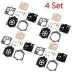 Set of 4 Carburetor Gasket Repair Kit for Walbro K12-WG K15-WJ K12-WJ