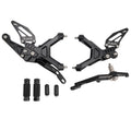 Adjustable Rearset for BMW S1000RR (2019–2024) - Aluminum Black