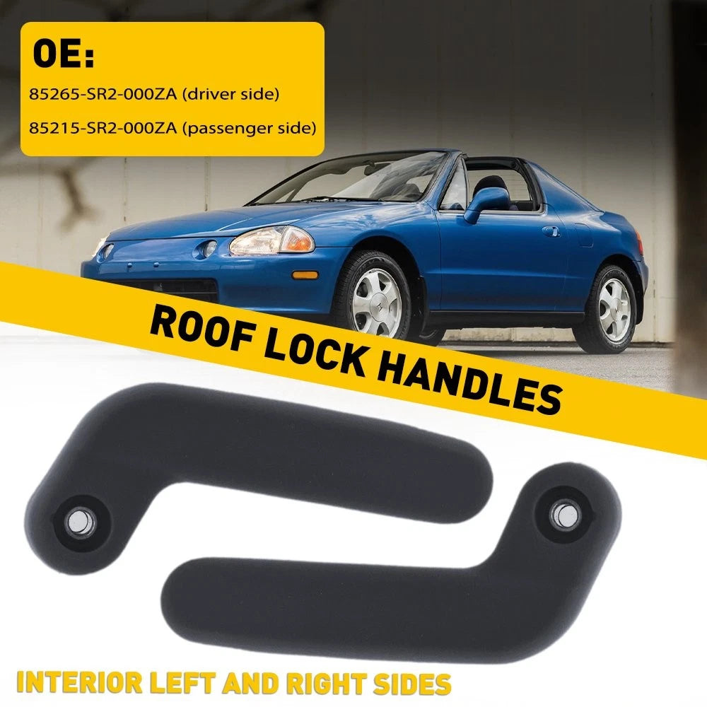 2X Roof Lock Handles for Honda Civic Del Sol (1993–1997) 85265-SR2000 H