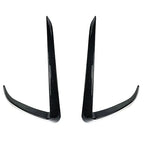 Carbon Style Canards Covers Trims for Tesla Model Y (2020–2024)