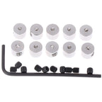 Set of 10 Pin Keeper Locking Backs for Hats Bags Cards