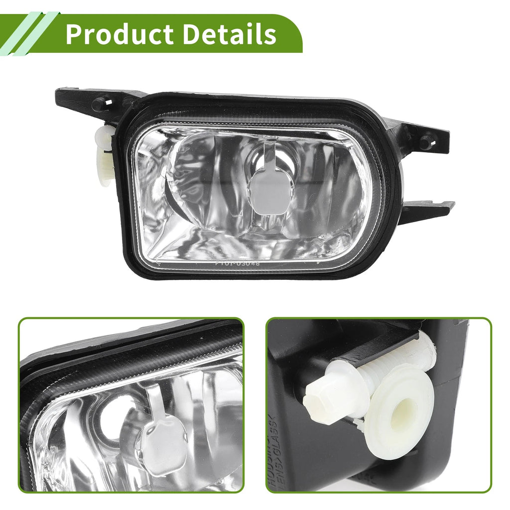 1 Pc Fog Light Grill for Mercedes-Benz W203 (2001–2007) No. 2158200556