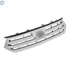 Front Upper & Lower Grille for Toyota Highlander (2011-2013) Silver/Black