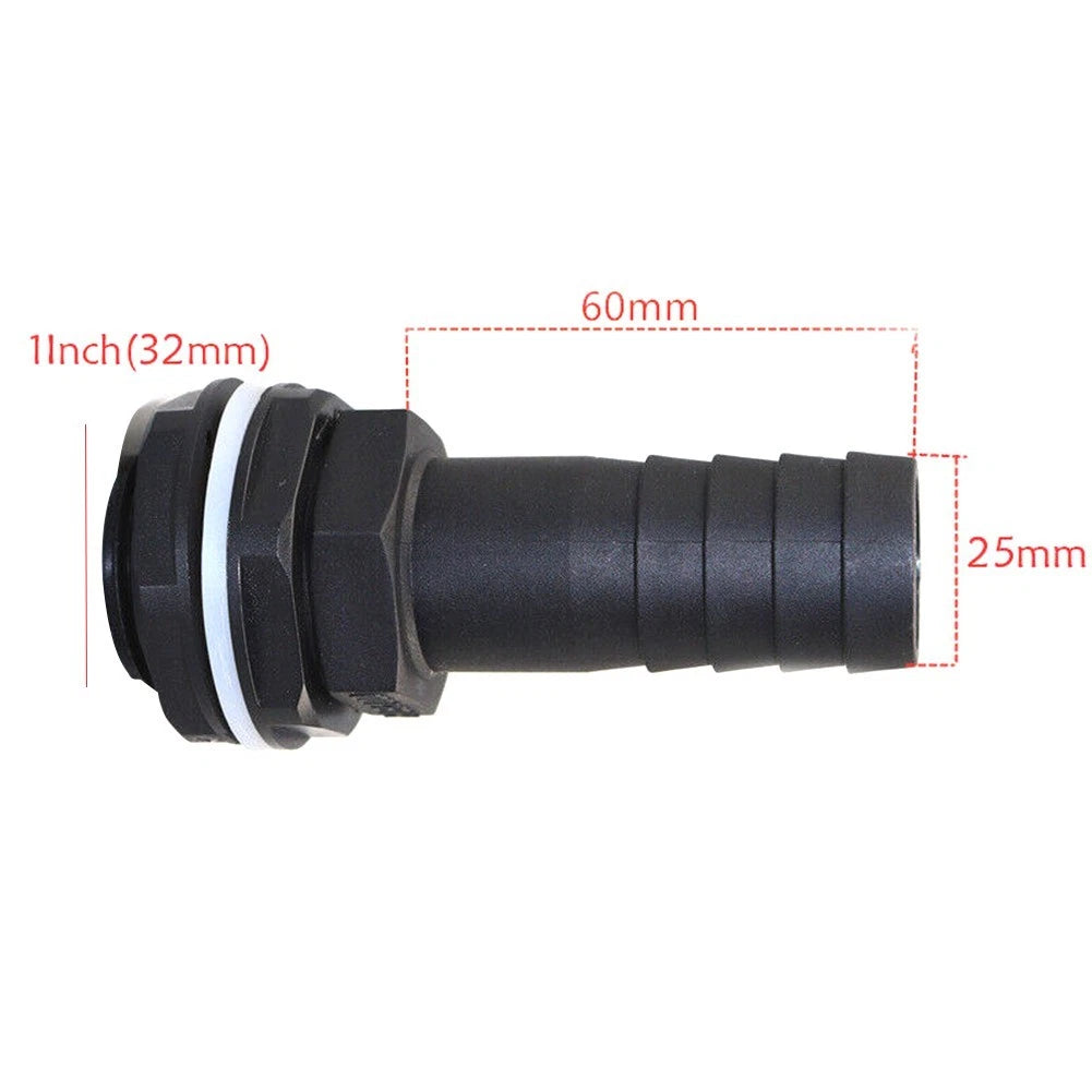 Overflow Connector Water Tank Tube Fittings for (1 Inch)