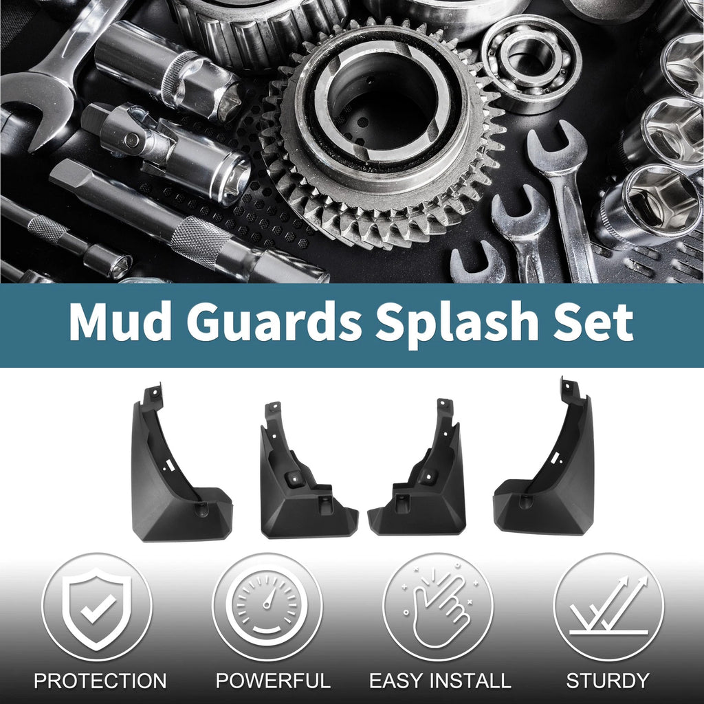 Set of 4 Mud Flaps Splash Guards for Toyota Wildlander (2020–2023)