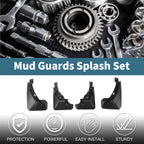 Set of 4 Mud Flaps Splash Guards for Toyota Wildlander (2020–2023)