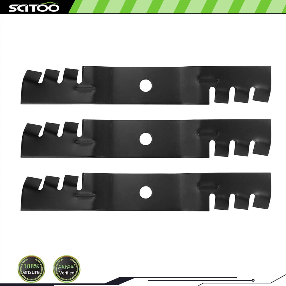 3 Mower Blades for John Deere 48" GT242 GT262 GT275 LX178 LX186 LX188 M115495
