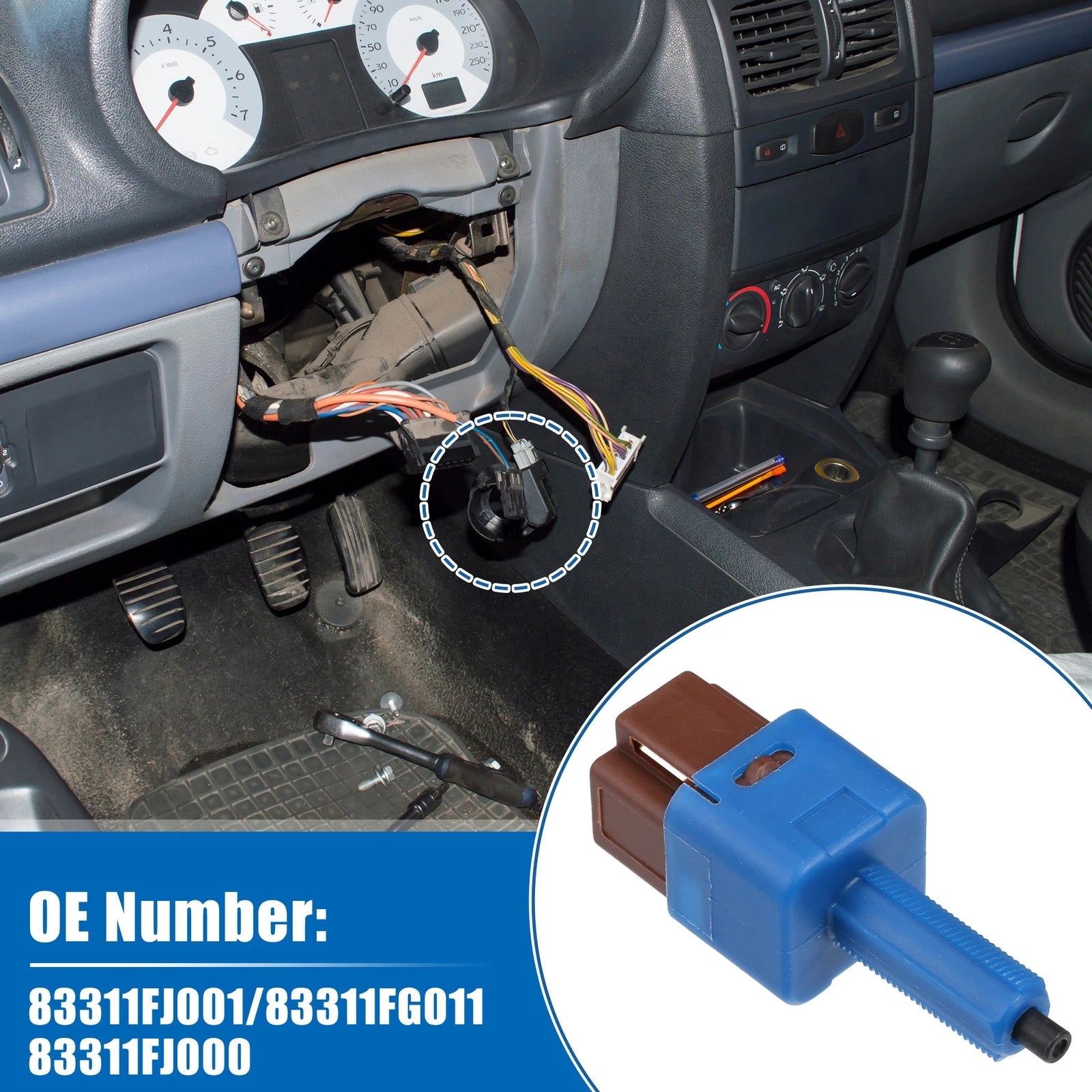 Brake Light Switch for Subaru Crosstrek 2.0L (2014–2017) No. 83311FJ001/83311FG011