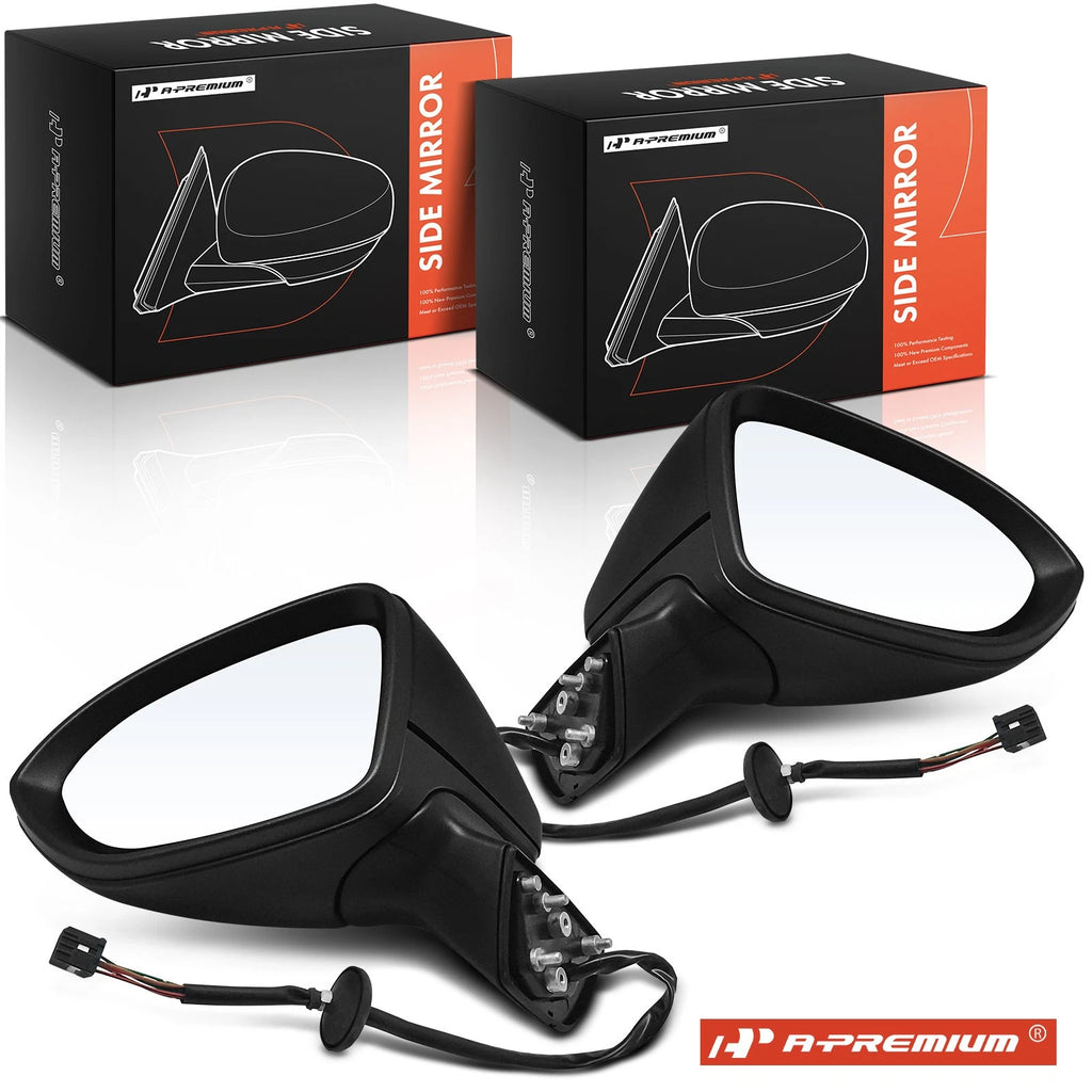 Pair Power Manual Fold Blind Spot Mirrors for Chevrolet Cruze (2016–2019)