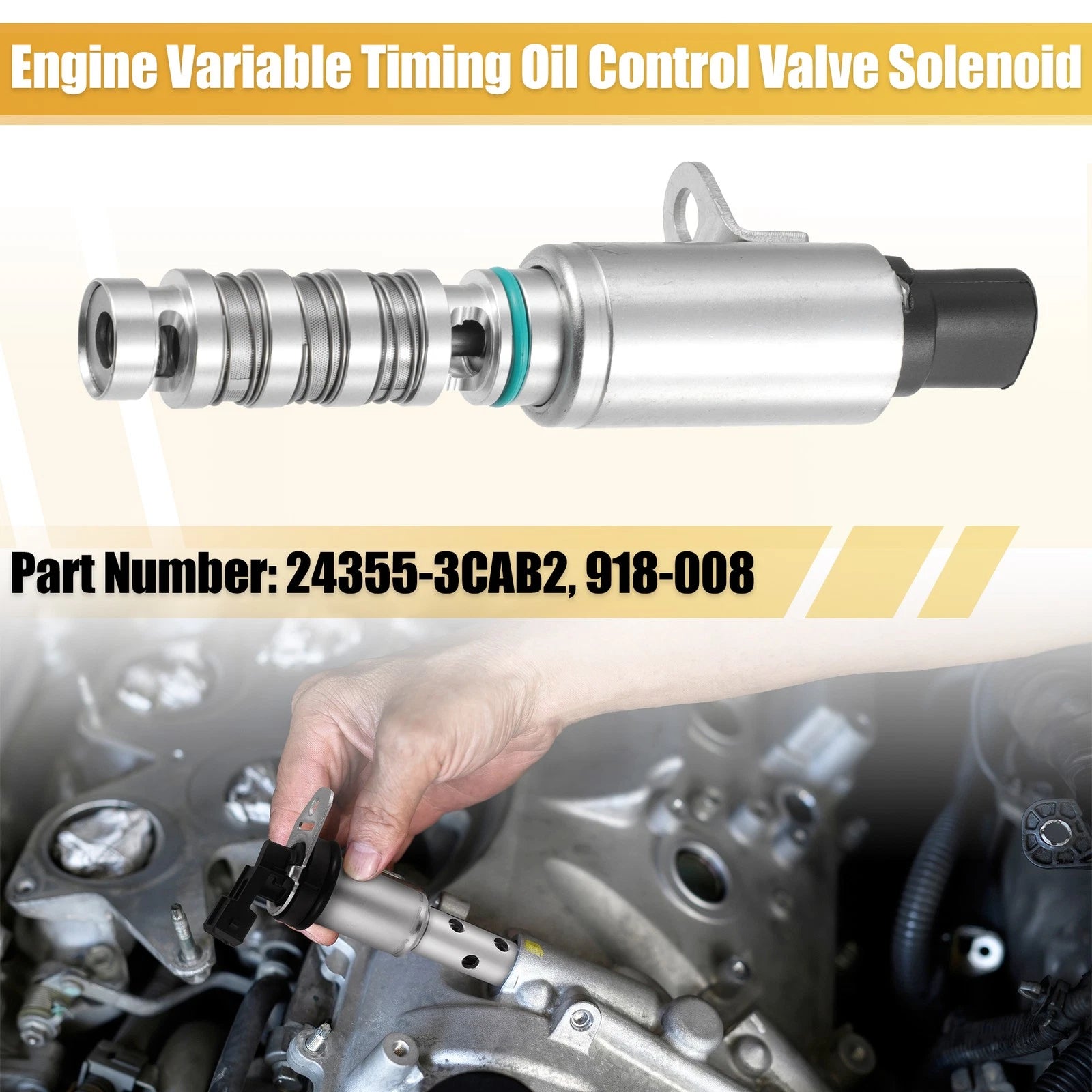 VVT Oil Control Valve for Hyundai (24355-3CAB2)