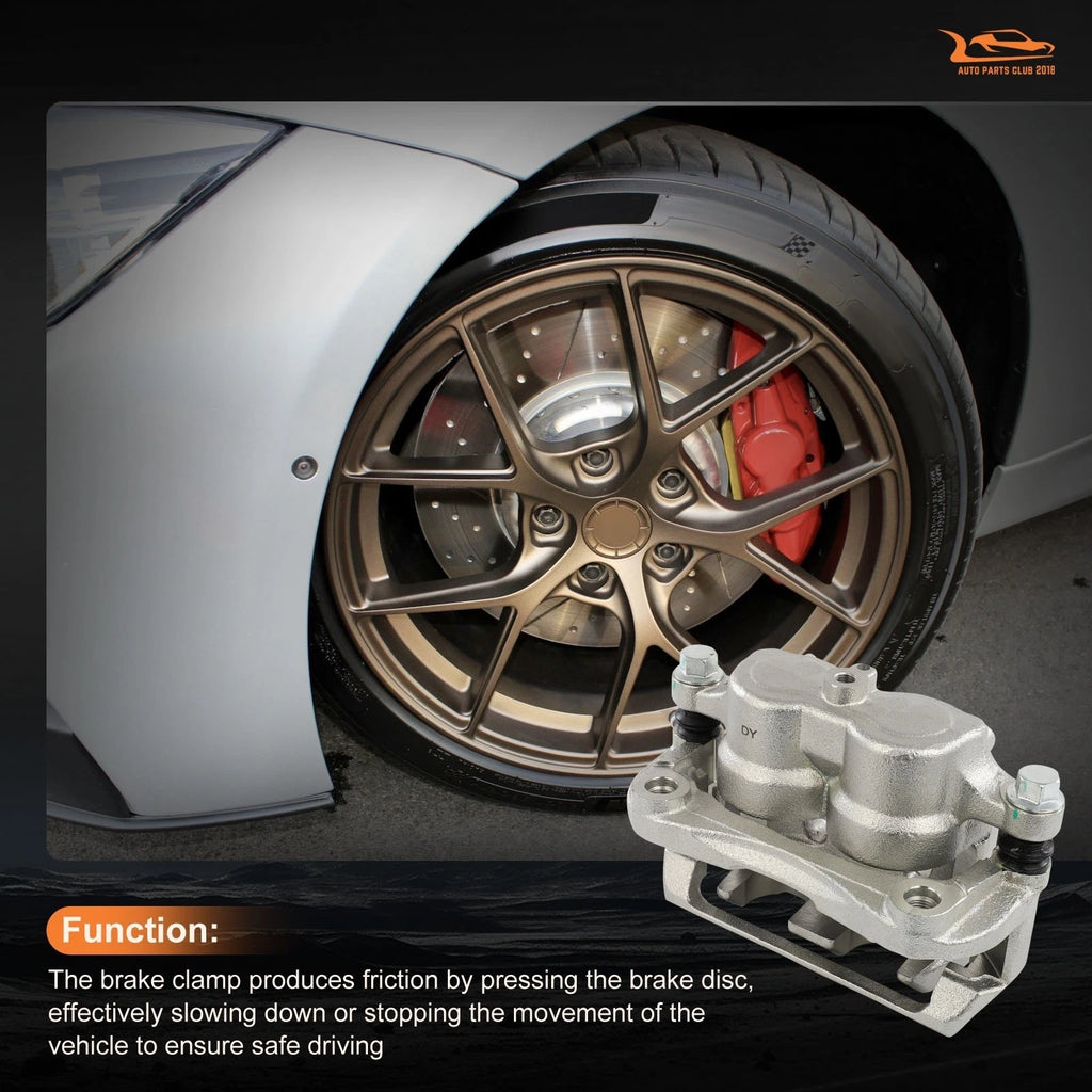 Front Pair Brake Calipers w/ Bracket for Nissan Quest (2004–2009)