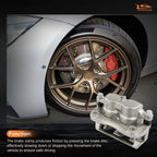 Front Pair Brake Calipers w/ Bracket for Nissan Quest (2004–2009)