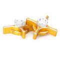 Chain Adjuster Tensioners for Kawasaki Z800, Yamaha MT09 (2013-2015) Gold