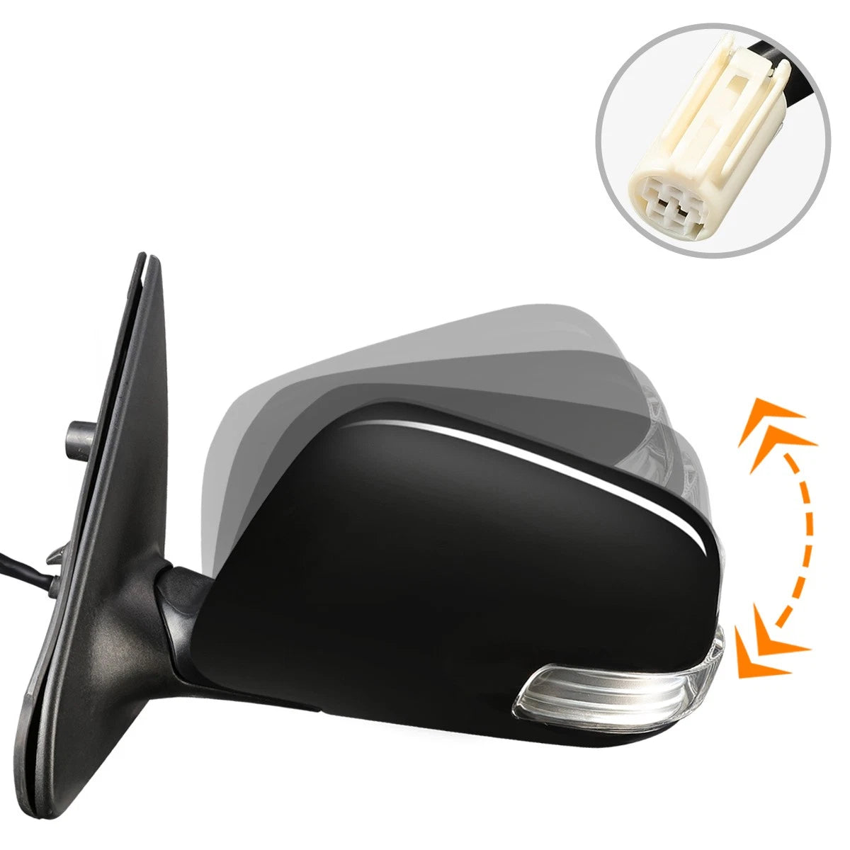Powered Turn Signal Side Mirror for Scion xD (2008–2014)