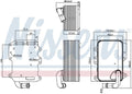 Nissens Engine Oil Cooler 90807 for