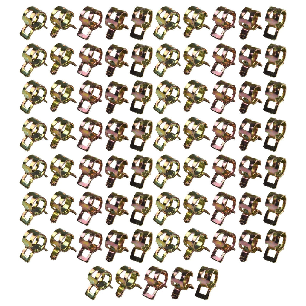 75pcs Adjustable Spring Clips for Fuel Oil Water Hose Pipe Tube Clamp