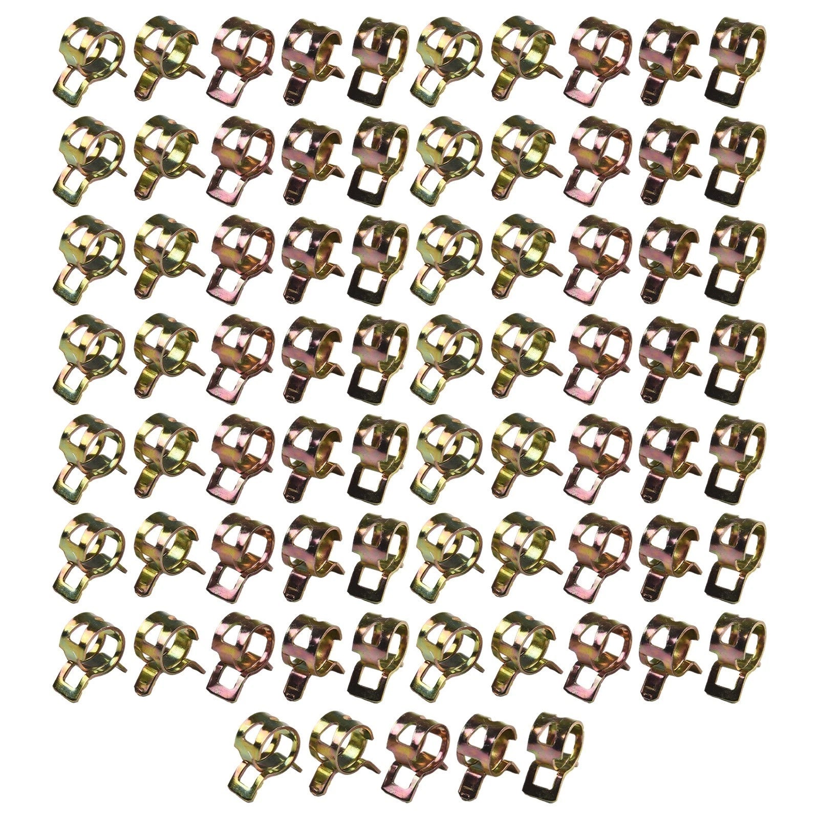 75pcs Adjustable Spring Clips for Fuel Oil Water Hose Pipe Tube Clamp