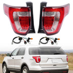 LED Tail Light Rear Brake Lamp Set for Ford Explorer (2016–2019) L+R