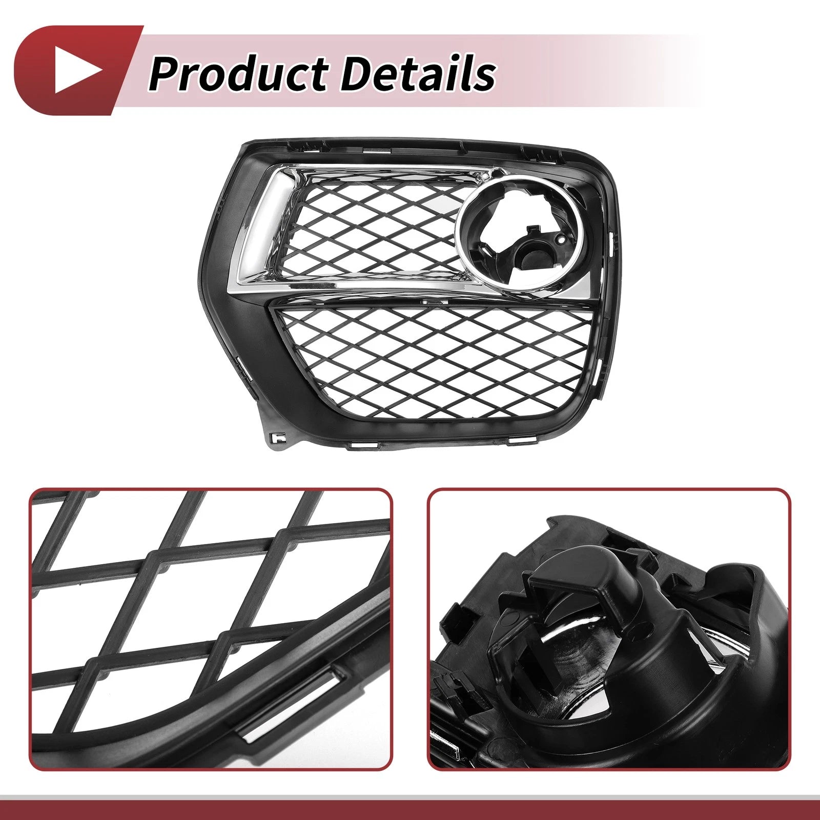 1 Pc Fog Light Grill for BMW X6 (2012–2014) No. 51117312605