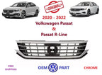 Chrome Front Upper Grille for VW Passat (2020–2022)
