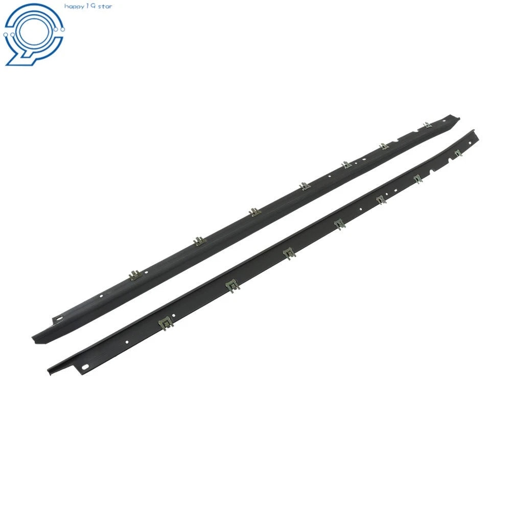 Set of 4 Window Sweep Weatherstrip Felt Seals for Chevrolet Corvette (1984–1989)