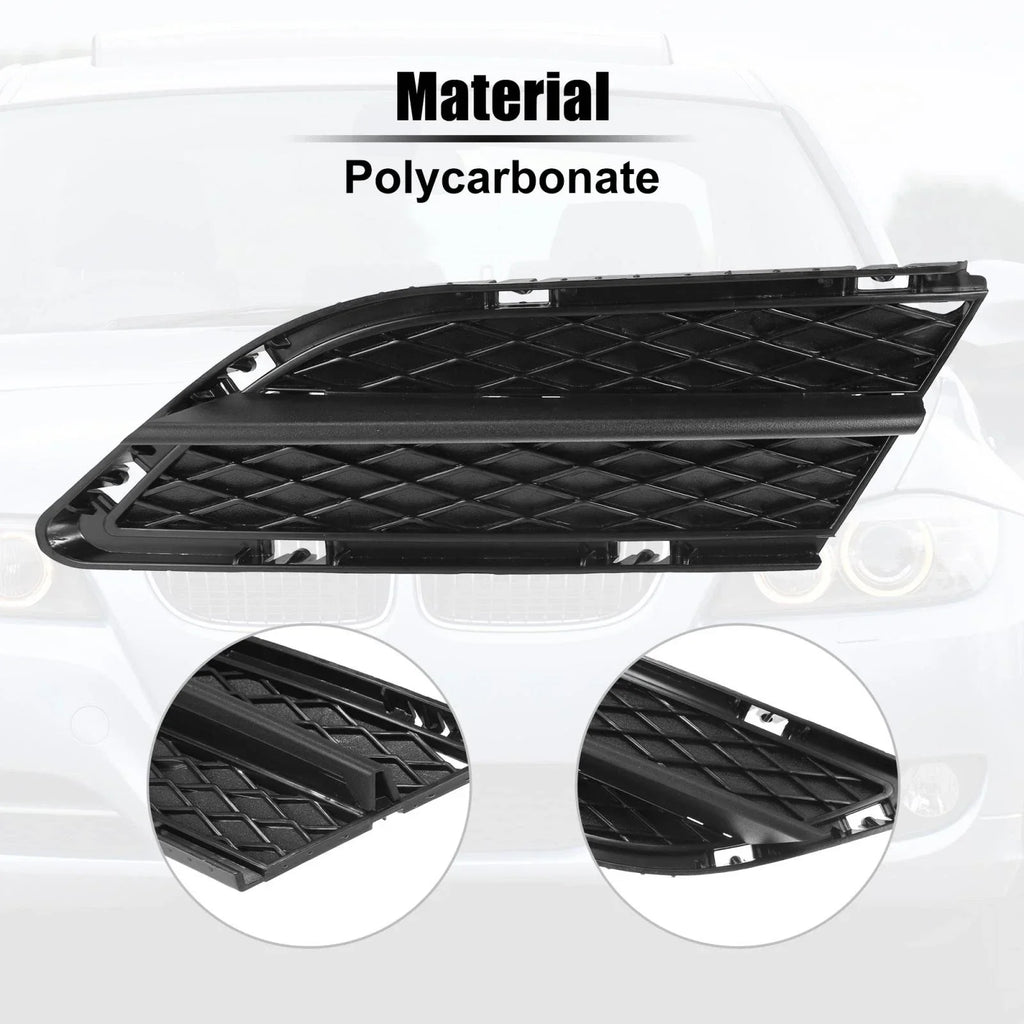 Left Car Fog Light Grille Trim for BMW 3 Series E90 (2009-2012)