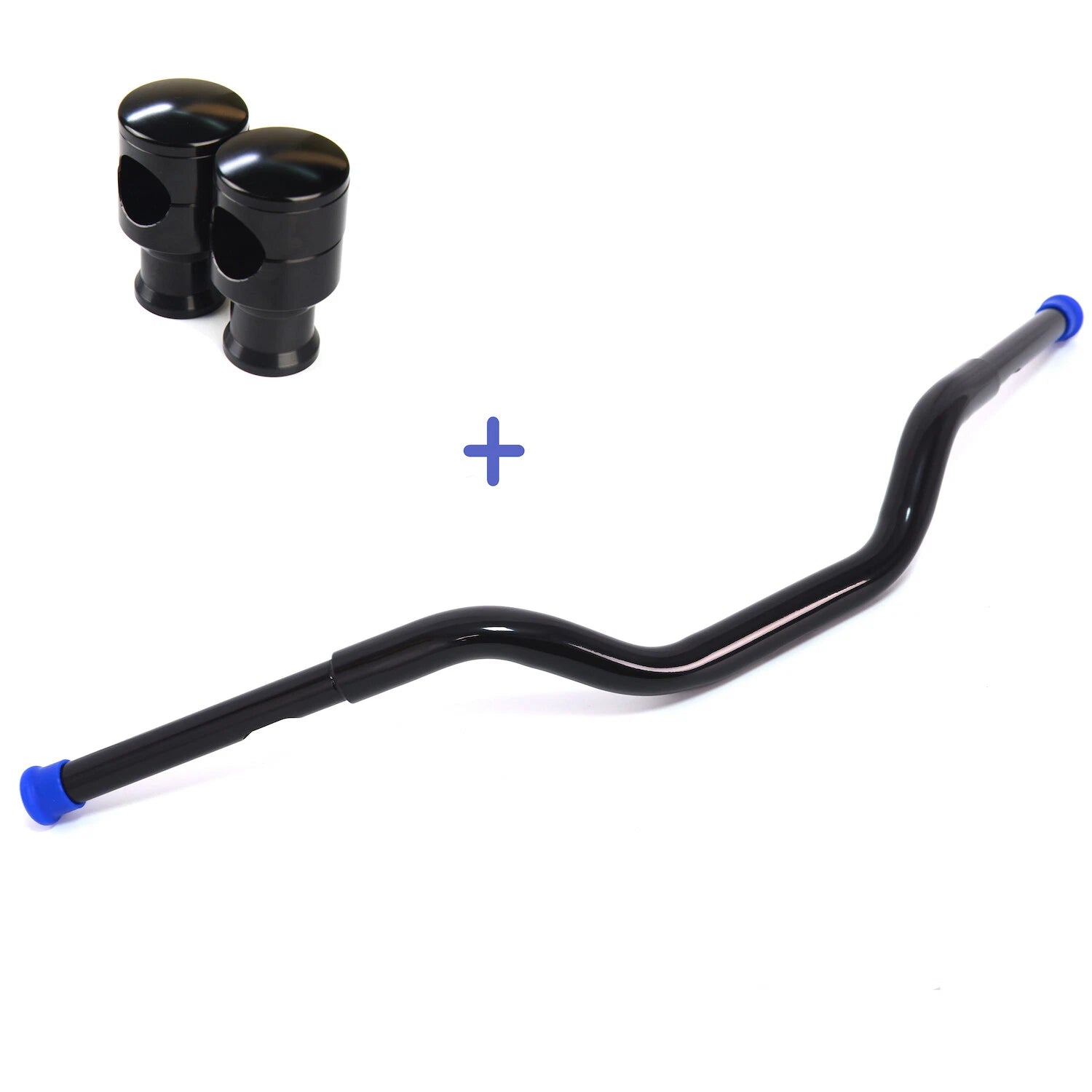 2" Rise Drag Bar Handlebar for Harley Softail Fat Boy Deluxe