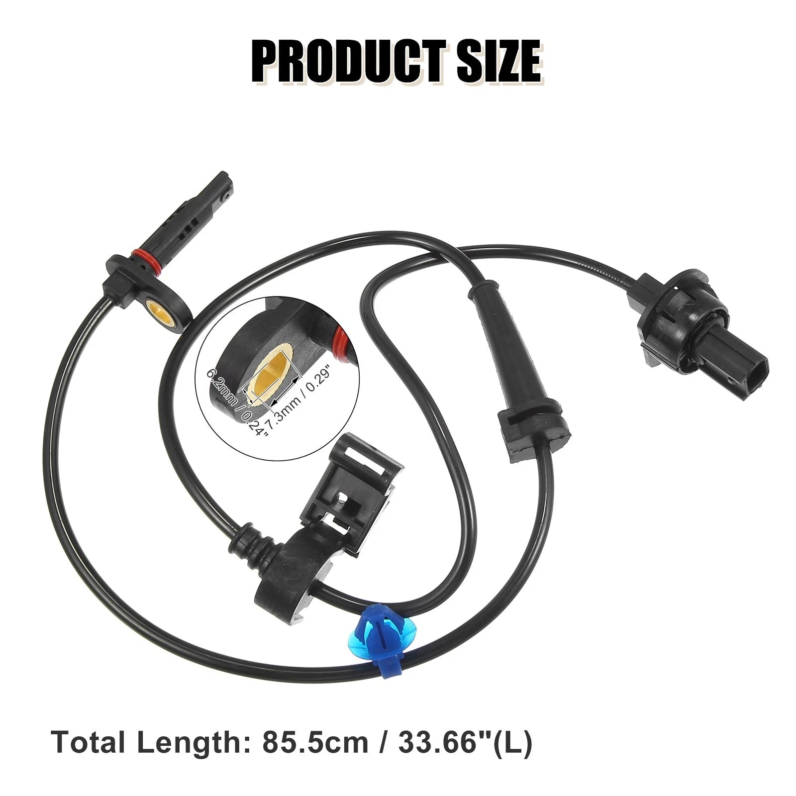 Front Left ABS Sensor No. 57455TK8A01 for Honda Odyssey (2011–2017)