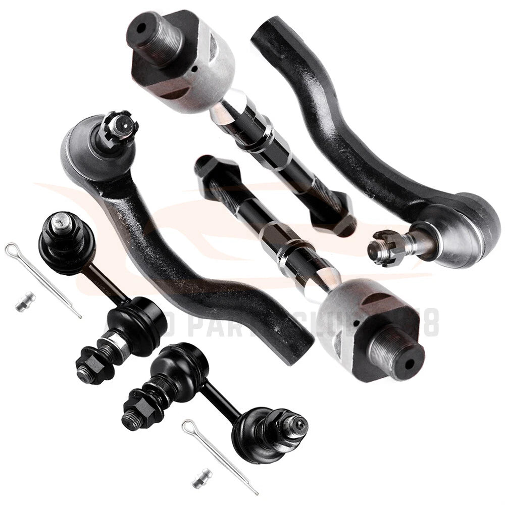 Set of 6 Front Steering Sway Bar Tie Rods for Nissan Pathfinder (2005–2012)