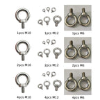 Lifting Eye Bolt M6 for A4 (316 Marine Stainless Steel) (39mm Height)