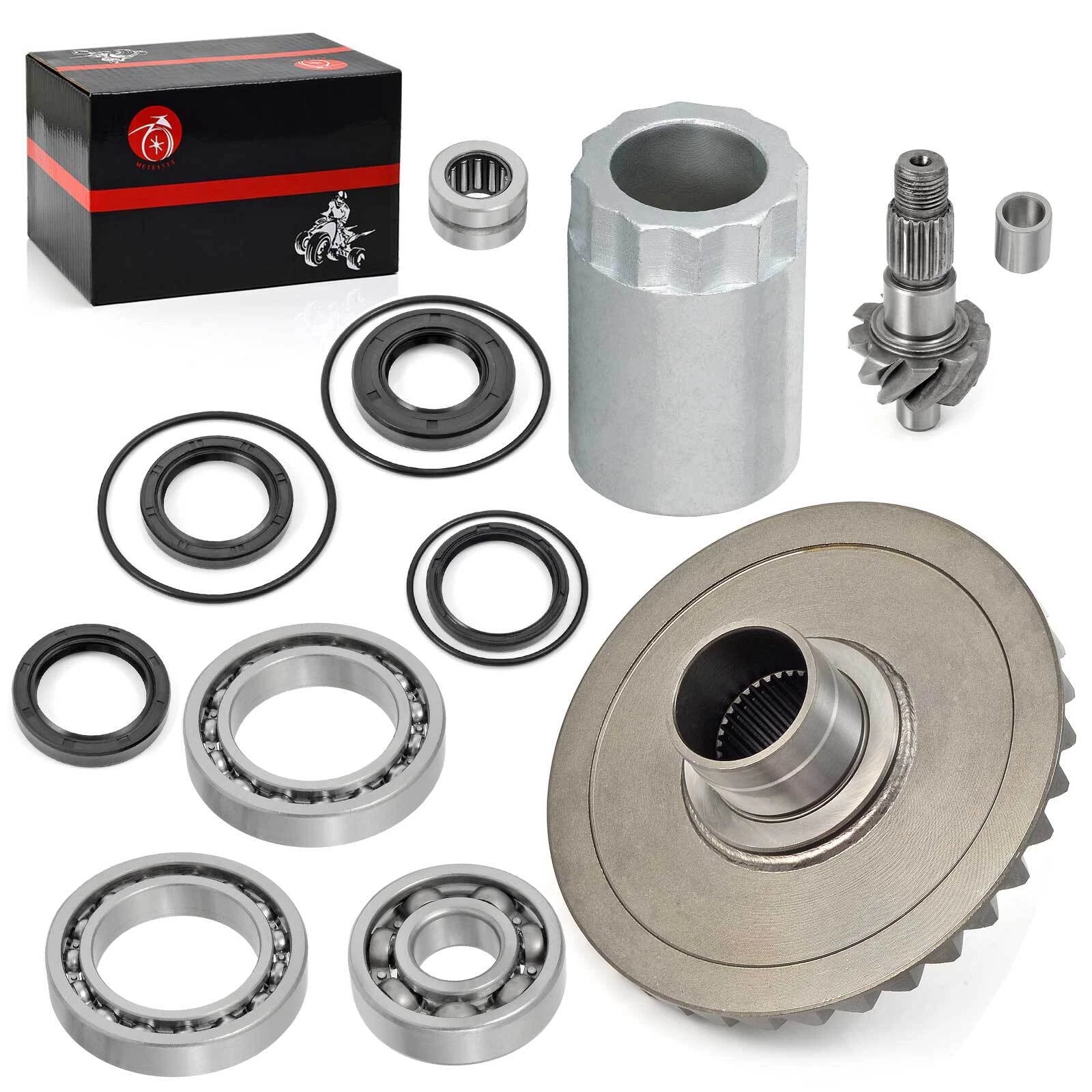 Differential Gear Pinion Bearings Nut Tool Kit for Honda TRX300FW (1988–2000)