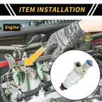Fuel Injector for Ford Ranger (1985–2001) 4 Holes Silver Tone Beige