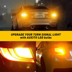 2X 3157 Yellow/Amber High Power LED Turn Signal Light Bulbs for AUXITO
