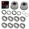 2X Front Wheel Hub Clutch Bearing Seals Kit for Polaris Scrambler 400 500 (1999–2003)